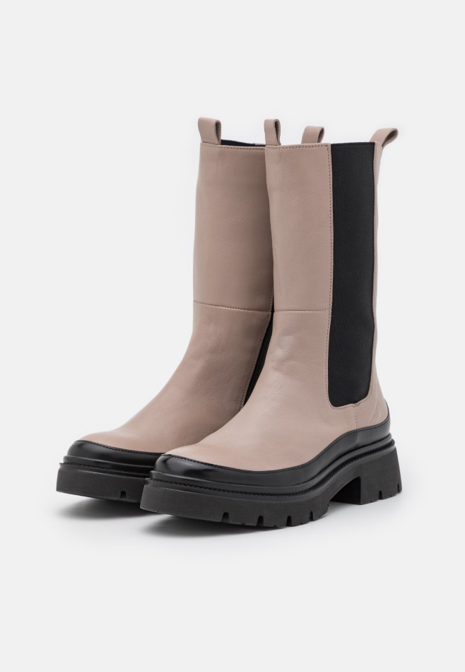 Bottes Plateforme Caramel/noir Gabor | Exclusif